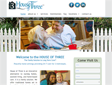 Tablet Screenshot of houseofthree.net